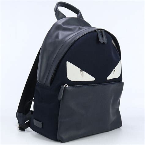 fendi 7vz012|FENDI NYLON EYE; NAVY BLUE BACKPACK — Sceptre & Sash.